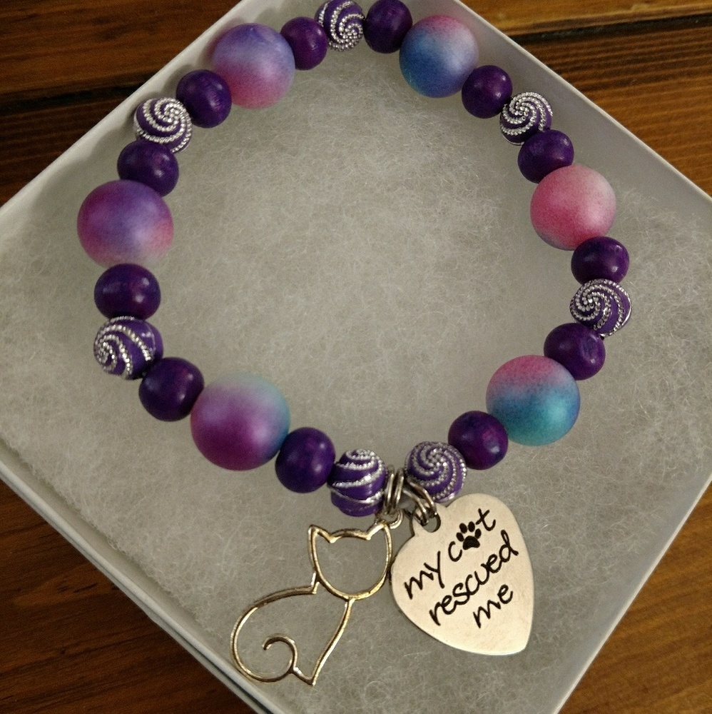 🐈Cat rescue stretch bracelet